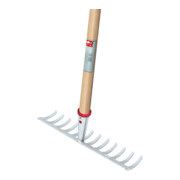 Gartenrechen Arbeits-B.372mm 14 Zinken m.konischer Dülle,o.Stiel IDEAL