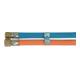 Gasschl. CO2 6,3x3,5 Ü-Mutter 1/4Zoll RH Propan 6,3x3,5 Ü-Mutter 3/8Zoll LH 15m-1