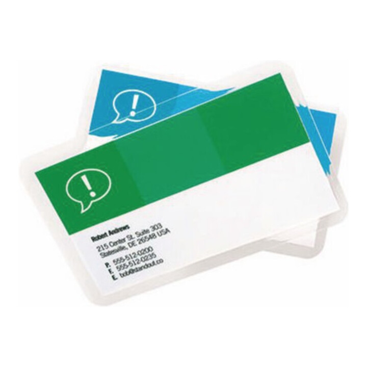 GBC Folientasche CardPouch 3743177 67x99mm 125mic 100 St./Pack.
