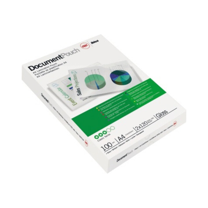GBC Folientasche DocumentPouch IB585036 DIN A4 100 St./Pack.