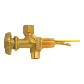 GCE Kleinstflaschenventil Propan G3/8" links mit Überdrucksicherung