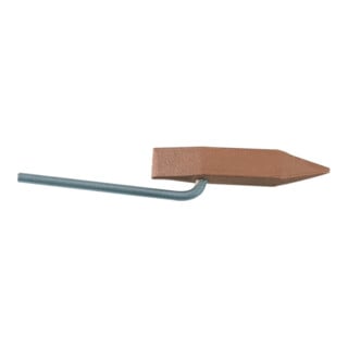 GCE Kupferstück Hammerform m. Eisenstift gerade für Propan-Handgriff 250 g