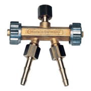 GCE Robinet double dérivation gaz combustible G3/8L