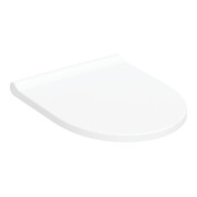 Geberit Abattant WC Acanto S. MS vc, avec frein de chute, amovible, blanc