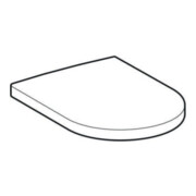 Geberit Abattant WC iCon charnières MS chromé, frein de chute, blanc-4