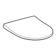 Geberit Abattant WC iCon, design noir, frein de chute, blanc-2