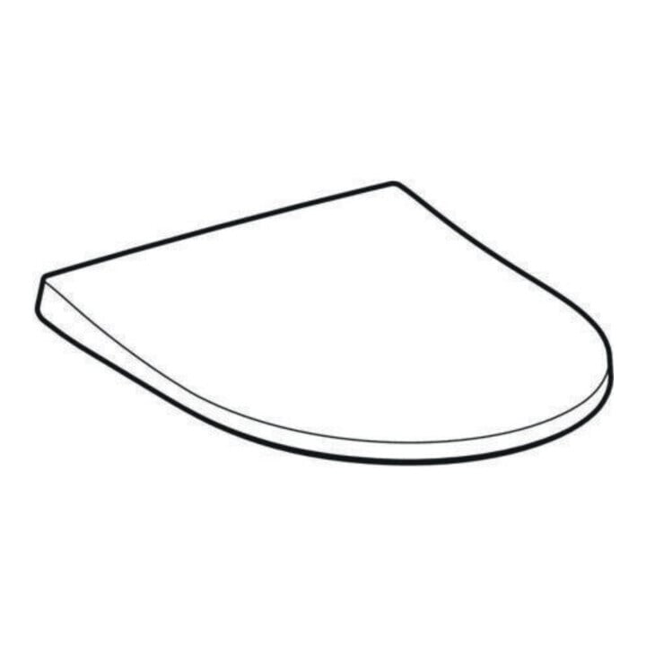 Geberit Abattant WC iCon design schl., S. MS vc, abaissement, blanc