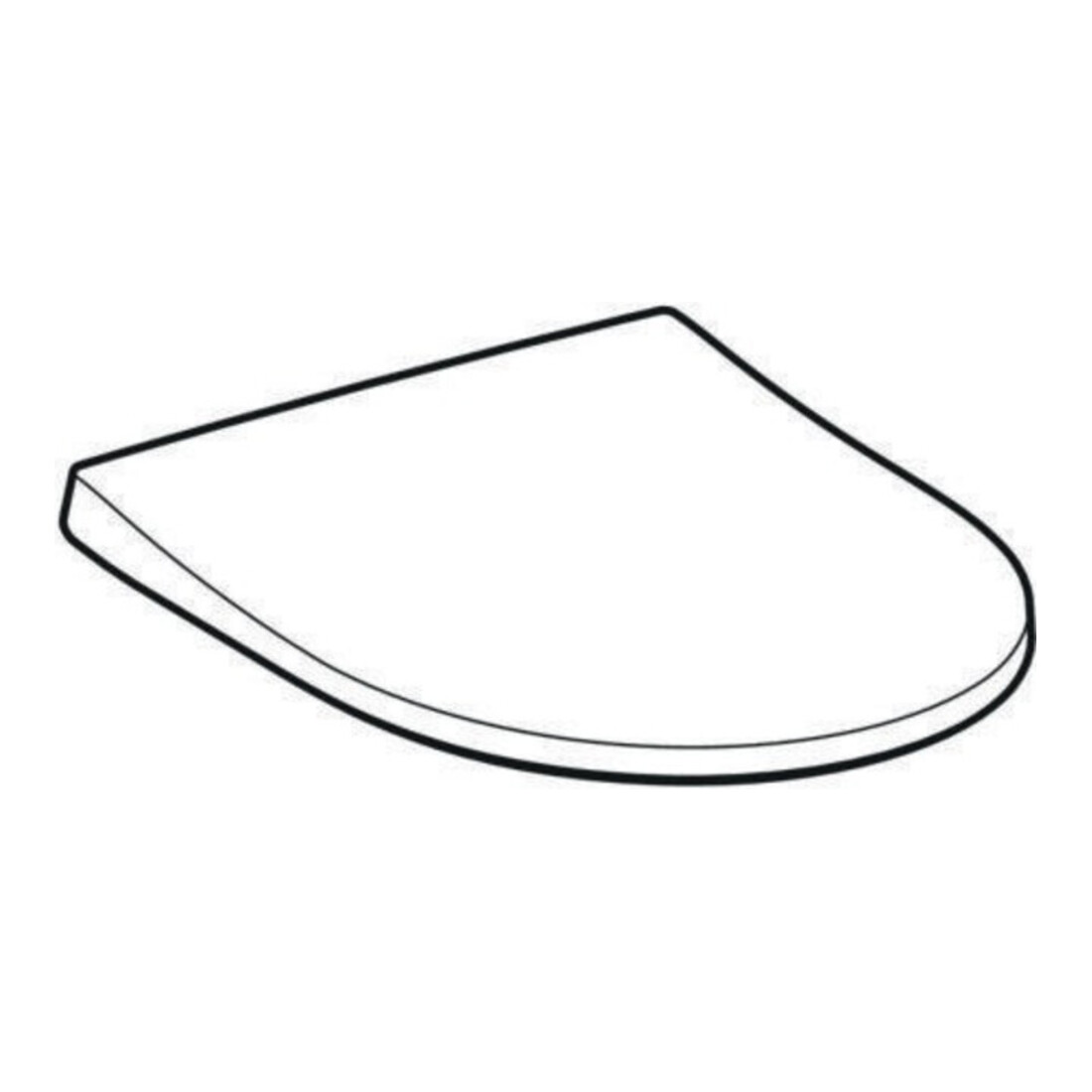Geberit Abattant WC iCon design schl., S. MS vc, abaissement, blanc