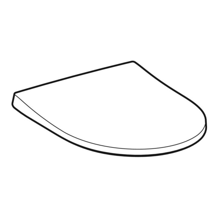 Geberit Abattant WC iCon design schl., S. MS vc, abaissement, blanc