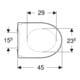 Geberit Abattant WC iCon Quick-Release, frein de chute, blanc-4