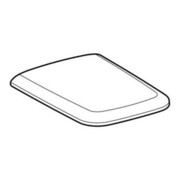 Geberit Abattant WC iCon Square charnière MS chromé, avec frein de chute, blanc-5