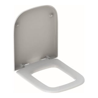 Geberit Abattant WC myDay blanc, charnières MS chromées, avec frein de chute