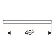 Geberit Abattant WC Renova Comfort Fixation inférieure, charnières inox, blanc-5