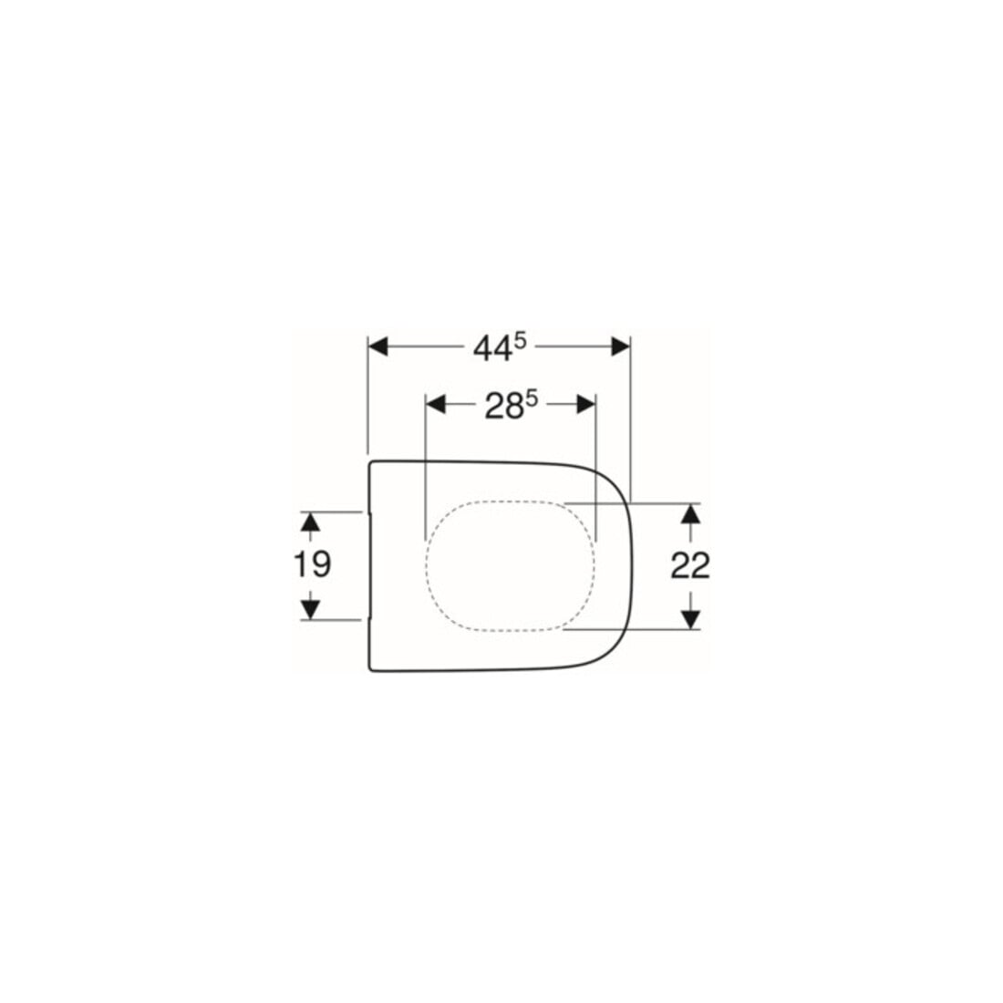 Geberit Abattant WC Renova Plan ek, fix. avant, Quick-R. MS vc, avec frein, blanc