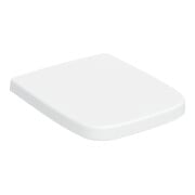 Geberit Abattant WC Renova Plan ek, fixation avant, avec Quick-Release, avec frein, blanc