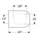 Geberit Abattant WC Renova Plan ek, fixation avant, sans frein de chute, blanc