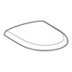 Geberit Abattant WC Renova S. ES, blanc, sans frein de chute, fixation dessus