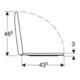 Geberit Abattant WC Renova S. ES, blanc, sans frein de chute, fixation dessus