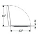 Geberit Abattant WC Renova S. MS vc, blanc, avec frein de chute, fixation par le dessus