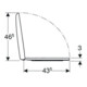 Geberit Abattant WC Renova S. MS vc, blanc, frein de chute, fixation par le dessus