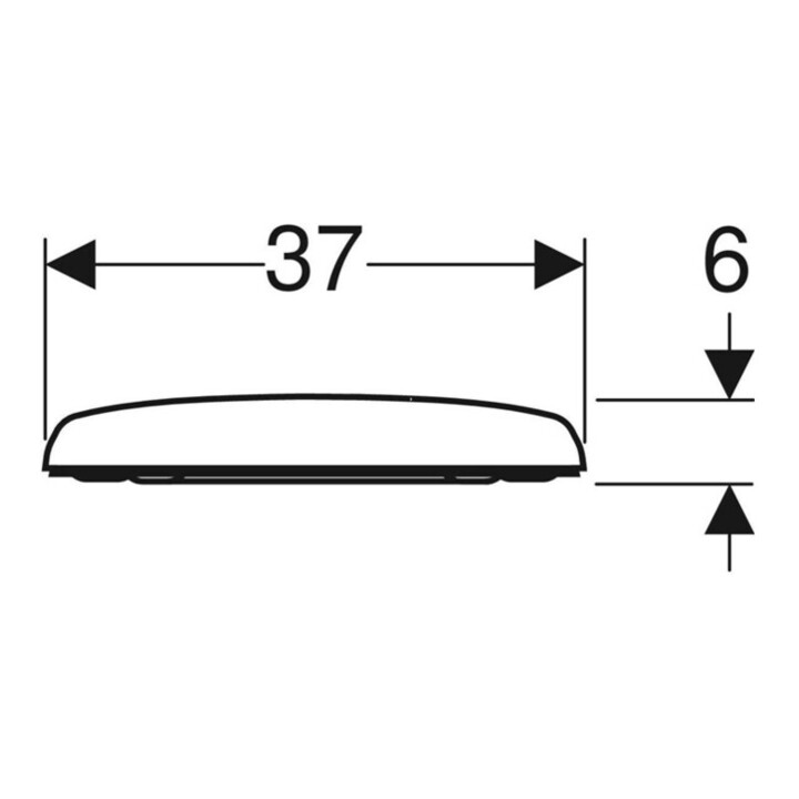 Geberit Abattant WC Renova S. MS vc, blanc, frein de chute, fixation par le dessus