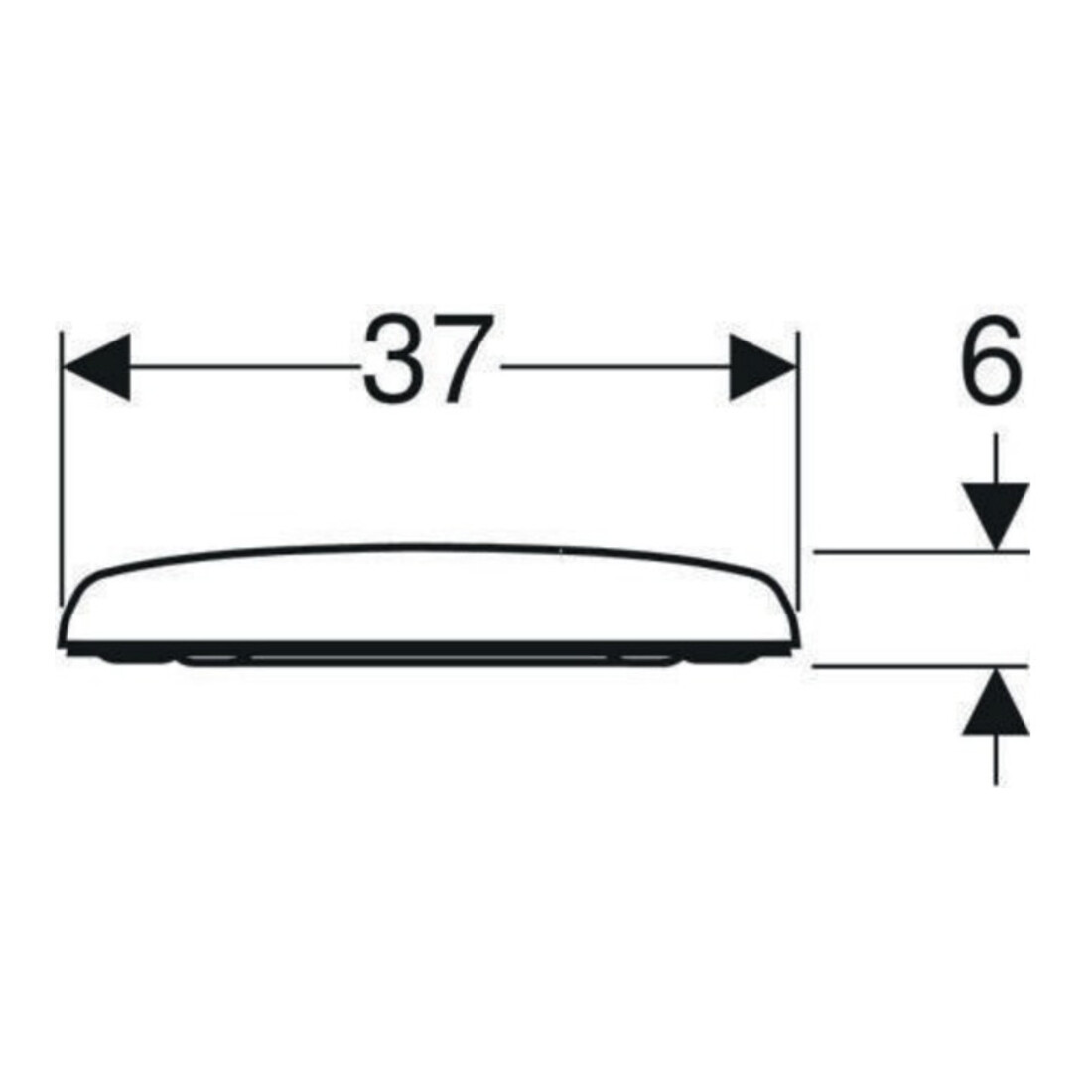 Geberit Abattant WC Renova S. MS vc, blanc, frein de chute, fixation par le dessus