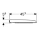 Geberit Abattant WC Renova S. MS vc, mh, m Abs, fixation par le dessus