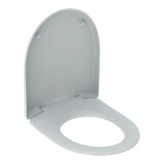 Geberit Abattant WC Renova w, sans frein, fixation par le dessous, charnières ES