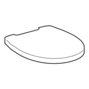 Geberit Abattant WC Virto blanc, charnières chromées, avec frein de chute-3