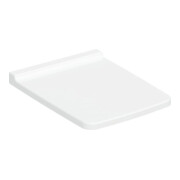 Geberit Abattant WC Xeno2 blanc, charnières MS chromées, avec frein de chute