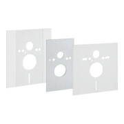 Geberit Abdeckplatte Duofix m Schallsch., f WWC, WC verst, ES, geb.