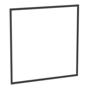 Geberit Abdeckrahmen One 105cm, sw m/Al pulverbes, UP-Montage