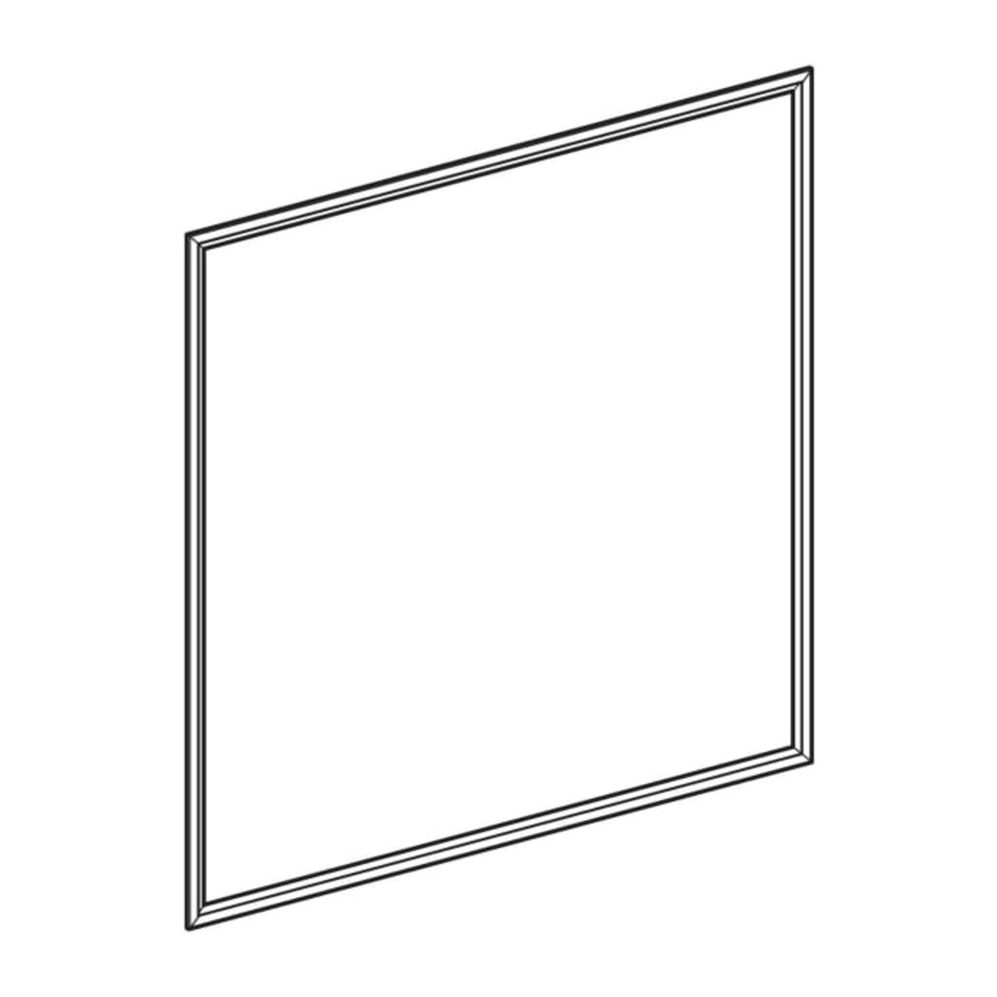 Geberit Abdeckrahmen One 90cm, Aluminium eloxiert, UP-Montage