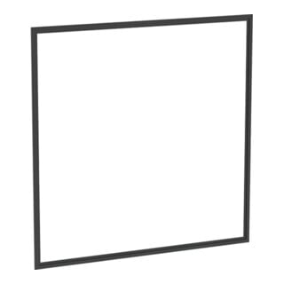 Geberit Abdeckrahmen One 90cm, sw m/Al pulverbes, UP-Montage