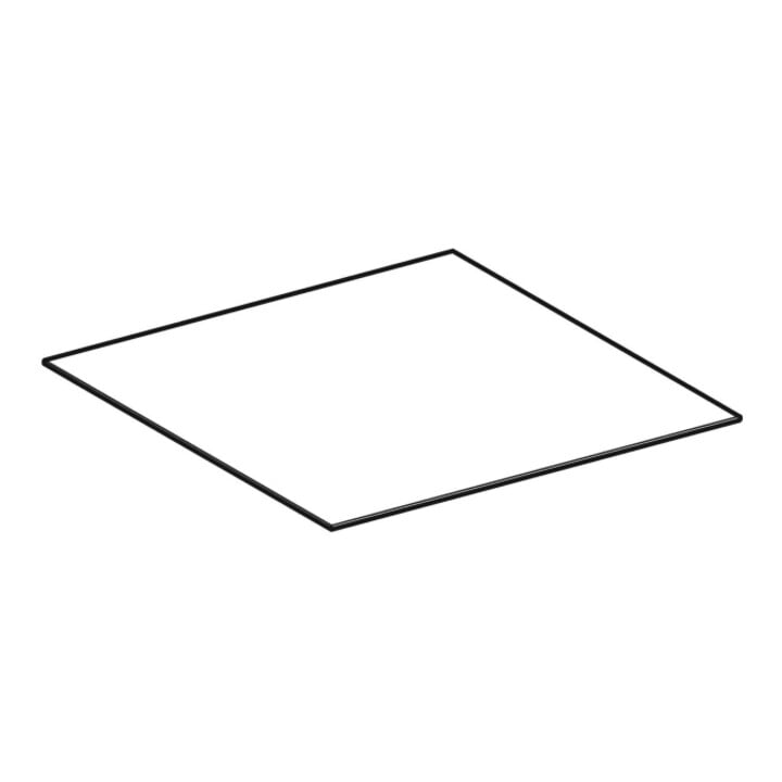 Geberit Abdeckung One pour armoire latérale + élément latéral, blanc/verre