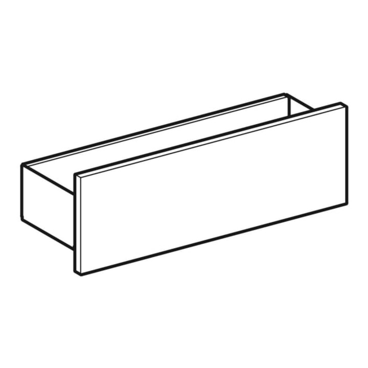 Geberit Ablage Smyle Square 45x14,8x14,3cm, sandgrau hochglanz