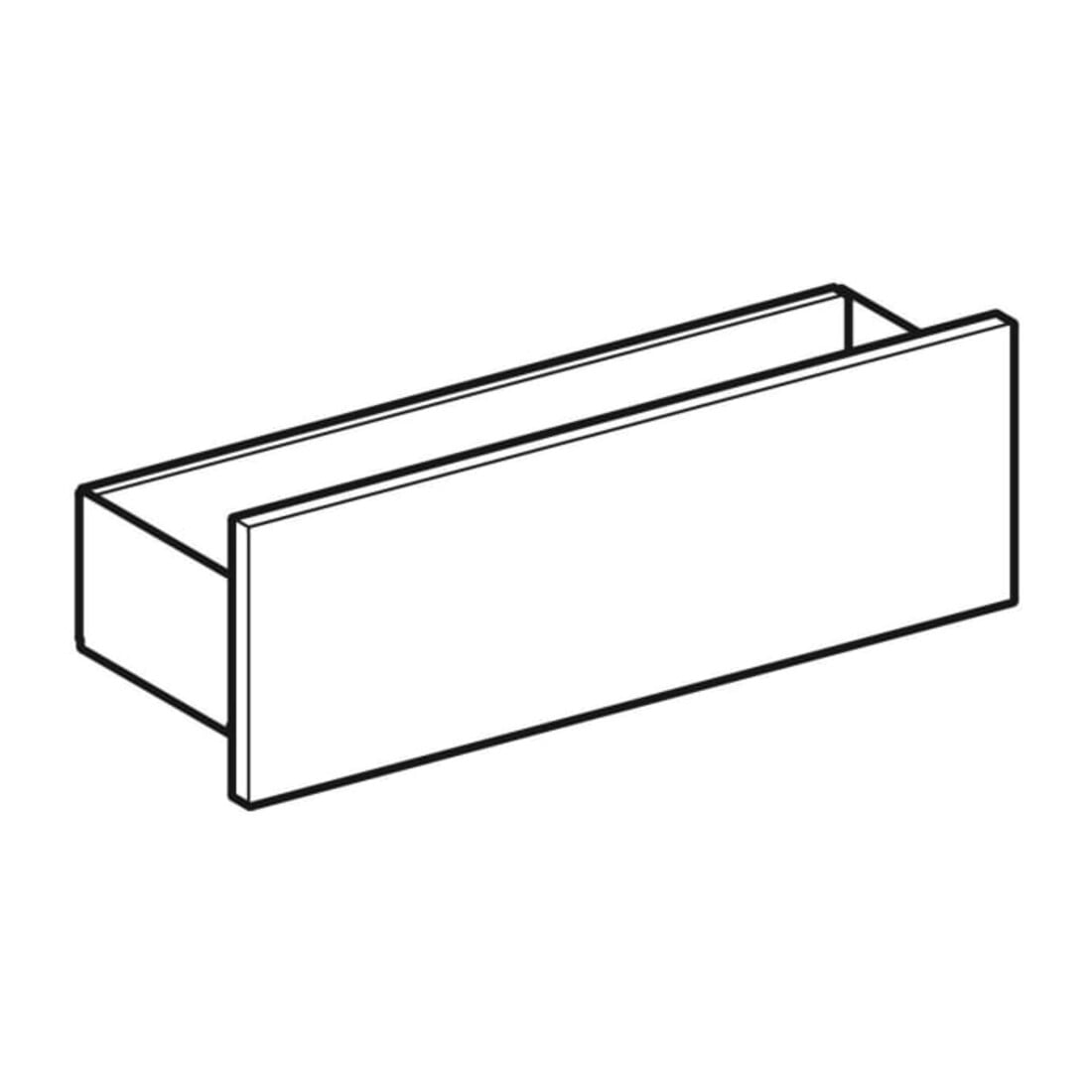 Geberit Ablage Smyle Square 45x14,8x14,3cm, sandgrau hochglanz