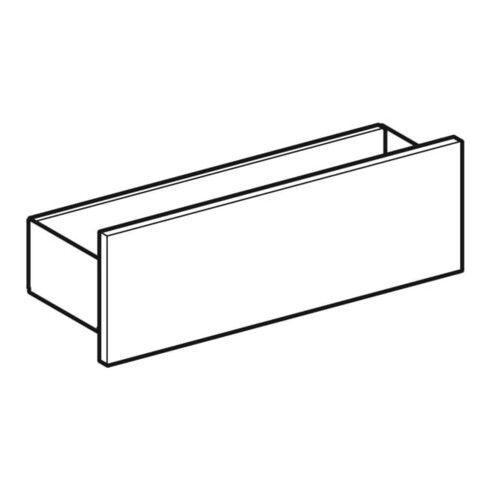 Geberit Ablage Smyle Square 45x14,8x14,3cm, weiß hochglanz