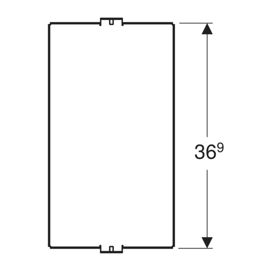 Geberit Ablagefach innen, 36,9x19,8x4cm
