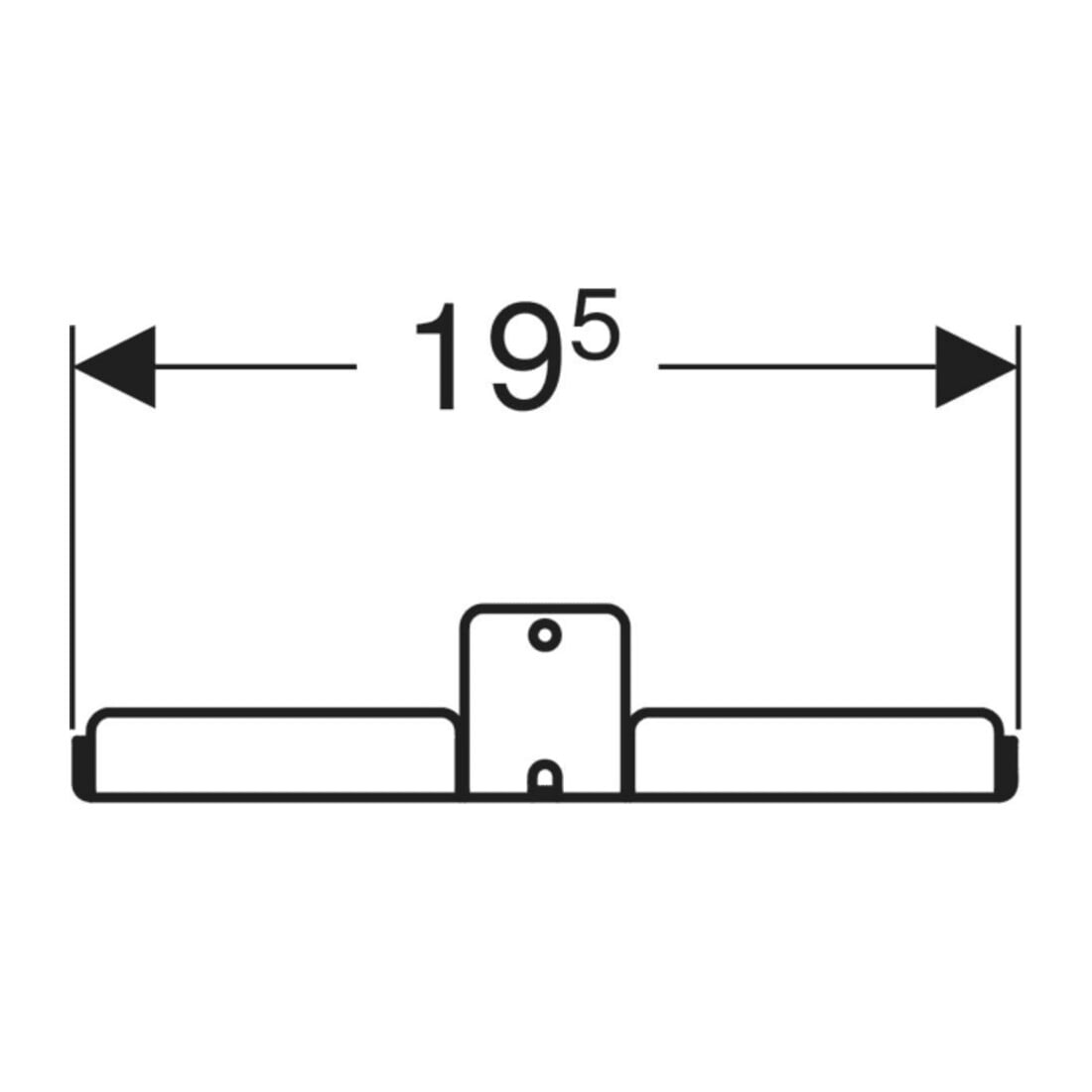 Geberit Ablagefach innen, 36,9x19,8x4cm