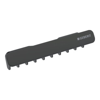 Geberit Ablaufblende One m Kammeinsatz, Magnetbefestigung, sw ma