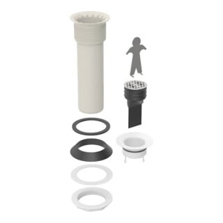 Geberit Ablaufgarnitur-Set Abl. + Ablaufsiebheber, f wasserl. UR