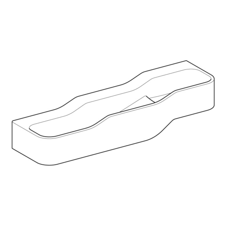 Geberit Aire de jeu/lavage Bambini 140 cm, 3 WP, prof. B g, w-a, sans décor
