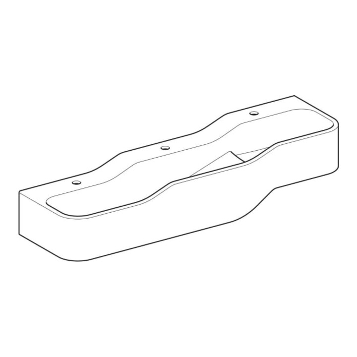 Geberit Aire de jeu/lavage Bambini 140 cm, 3 WP, prof. B gauche, w-a, sans décor