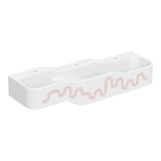 Geberit Aire de jeu/lavage Bambini 140 cm, 3 WP, prof. H I, blanc-rouge/k.
