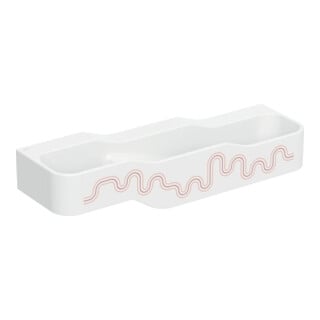 Geberit Aire de jeu/lavage Bambini 140 cm, 3 WP, prof. H I, blanc-rouge/k. or.