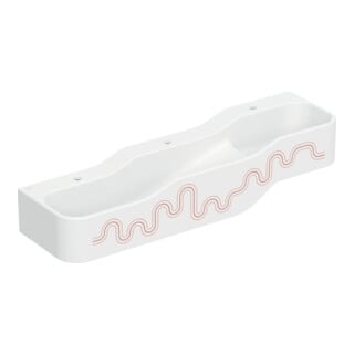 Geberit Aire de jeu/lavage Bambini 140 cm, 3 WP, prof. H I, blanc-rouge/or.