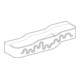 Geberit Aire de jeu/lavage Bambini 140 cm, 3 WP, prof. H L, blanc-rouge/or.