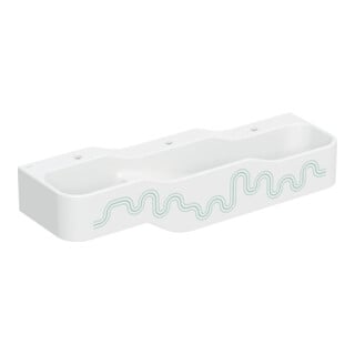 Geberit Aire de jeu/lavage Bambini 140 cm, 3 WP, prof. H L, vert / vert