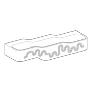 Geberit Aire de jeu/lavage Bambini 140 cm, 3 WP, prof. H L, vert / vert-2